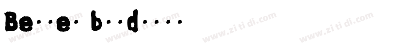 Benzen bold字体转换